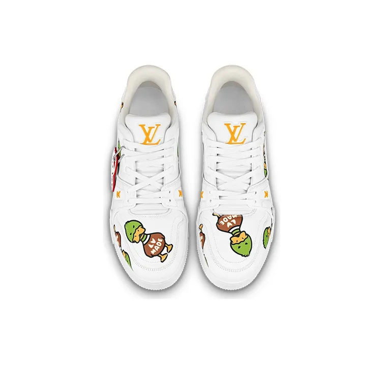 LOUIS VUITTON X Nigo Trainers 'White With Duck Monogram'-2