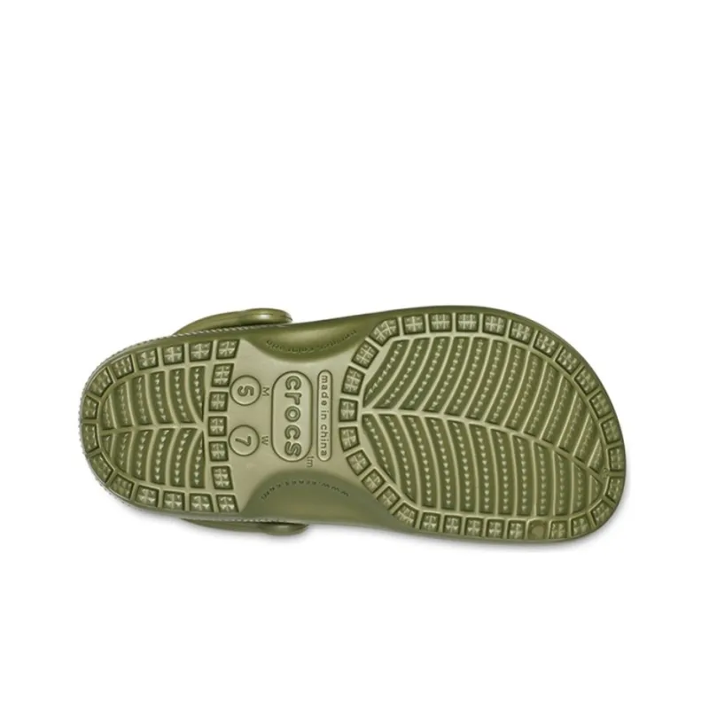 Crocs Classic Beach Unisex Army Green Sandals-3