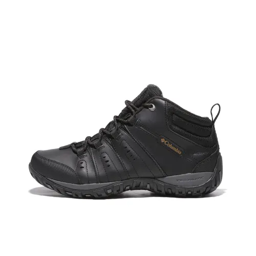 Columbia Hiking / Trekking Shoes Men Mid-Top Black