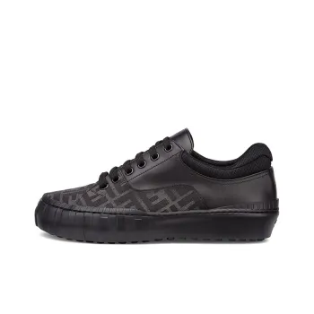 FENDI Force Low Top Stylish Skateboarding Shoes Men's Black