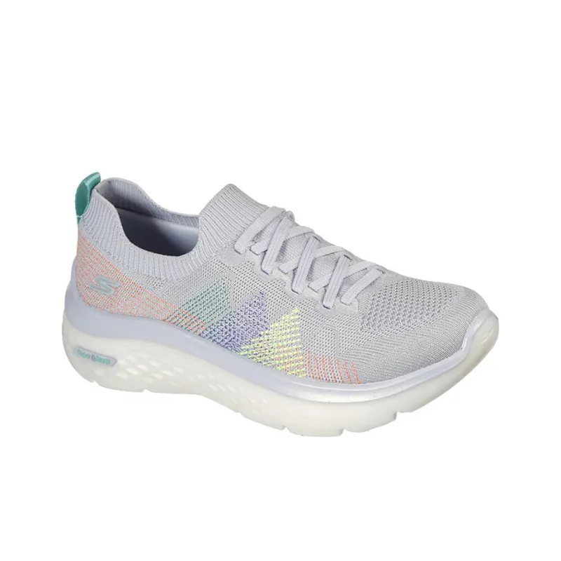Skechers GO WALK Hyper Burst Slip-Resistant Low-Top Running Shoes Women's Gray-2