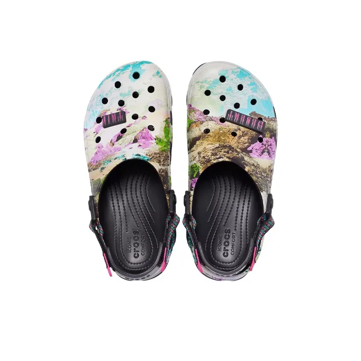 Crocs Classic All Terrain Clog Desert Pattern Stylish Casual Unisex Multi Color Sandals-4