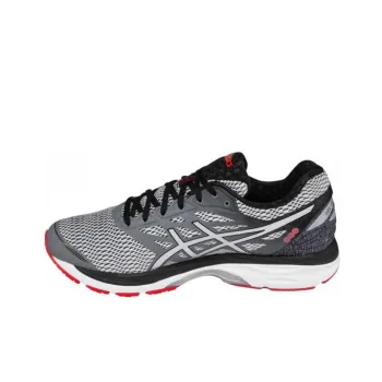 Asics Gel-Cumulus 18 Running Shoes Men Low-Top Gray/Red