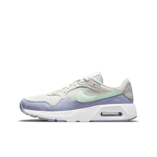 Nike Air Max SC Running Shoes Women's Low-Top Beige/Green/Purple