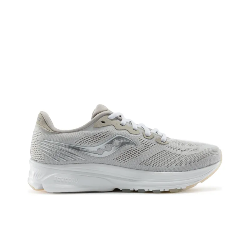 Saucony Ride Yutu 14 Cushioning Anti Slip Wear Resistant Breathability Low Top Training Running Shoes Men's Khaki Gray-1