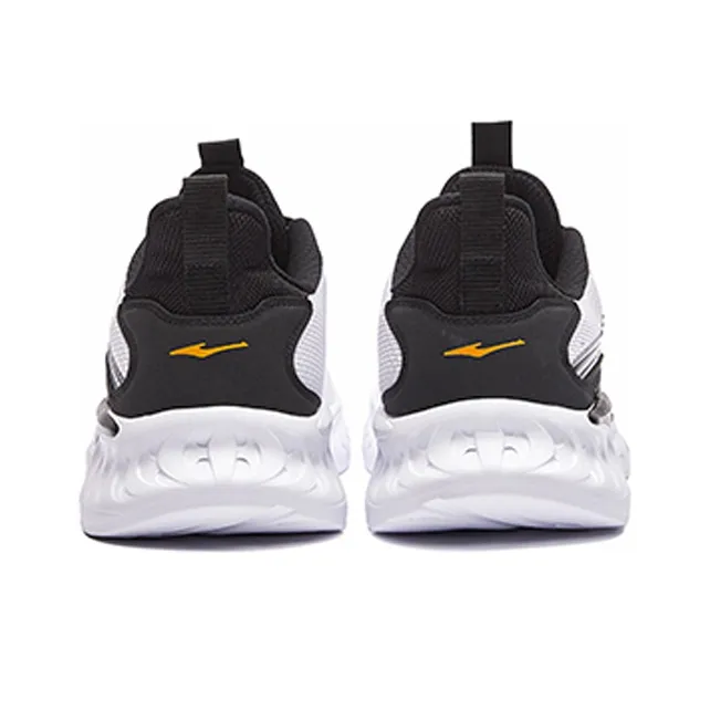 Erke Aurora Force Neutral Low Top Sports Casual Shoes Men's White Black-3