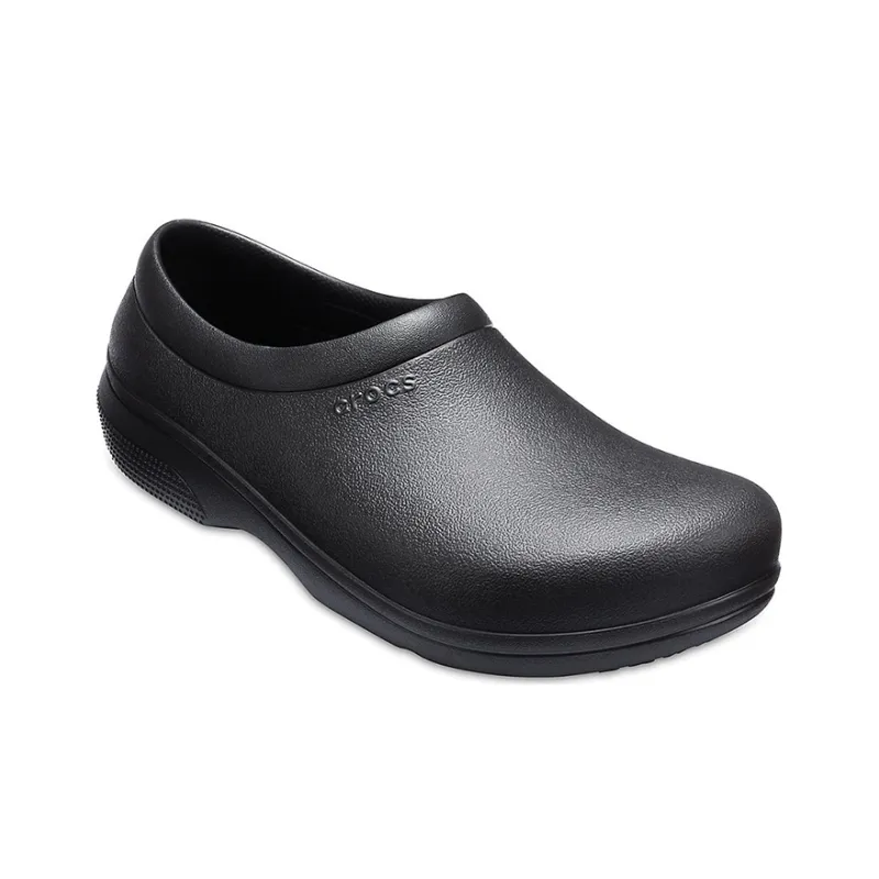 Crocs On The Clock Slip Resistant Work Slip On Black-2