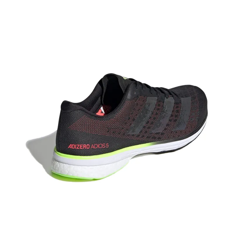 Adidas Adizero Adios 5 Black Signal Green-3
