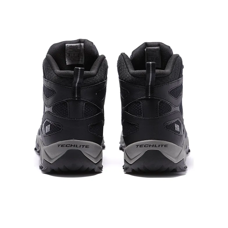 Columbia Outdry Wear Resistant Support Lightweight High Top Trekking Shoes Men's Black-3