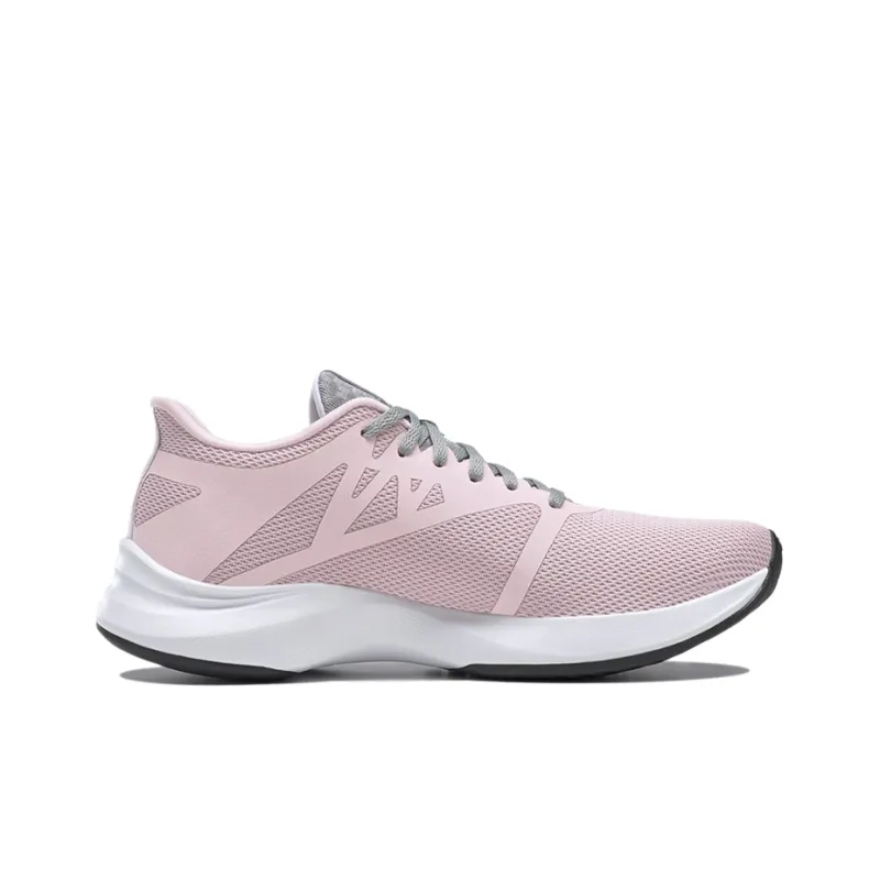 Reebok Runner 5 Wear-Resistant Slip-Resistant Cushioning Low-Top Running Shoes Women's Peach Pink Gray-1