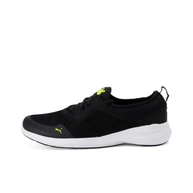 PUMA Pronto IDP Lightweight And Breathable Low-Top Running Shoes Men's Black White-0