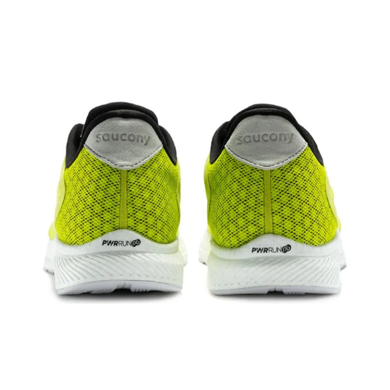Saucony Freedom 4 Cushioned Slip-Resistant Abrasion-Resistant Low-Top Running Shoes Men's Green White-3