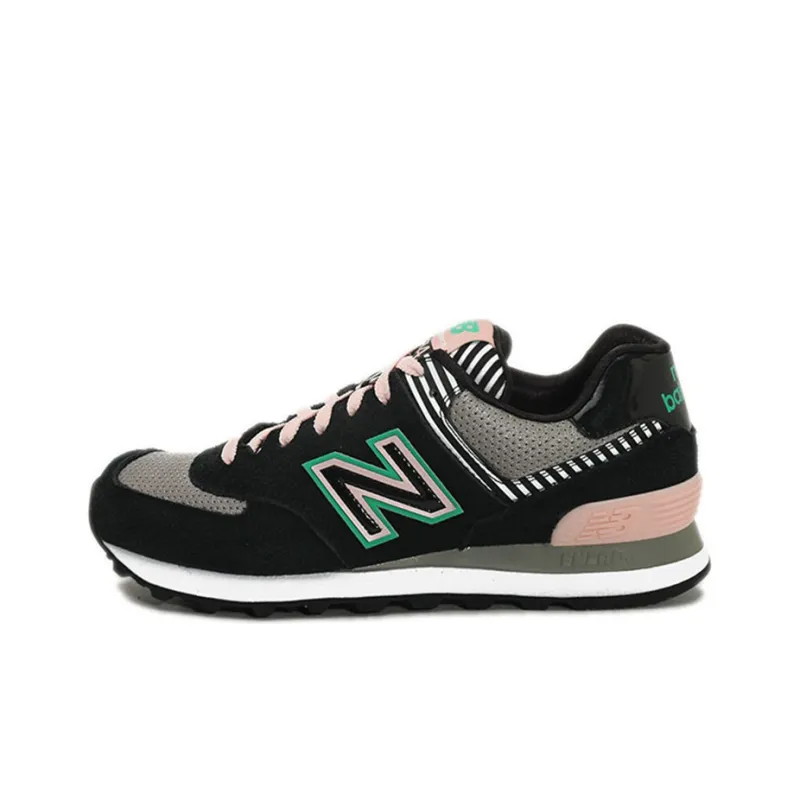 New Balance 574 Black Pink Women's-0
