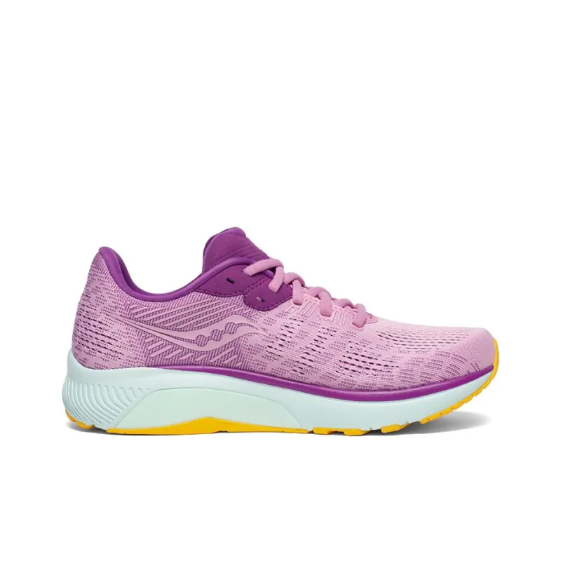 Saucony Guide 14 Running Shoes Women's Low-Top Purple/Red/White-1
