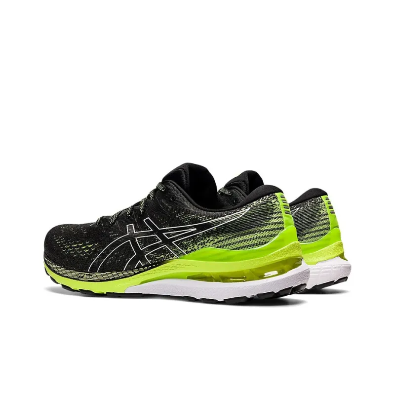 Asics Gel Kayano 28 2E Wide 'Black Hazard Green'-3