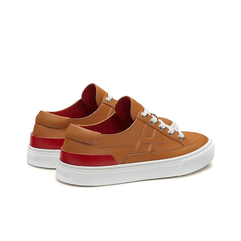 HERMES Deep Low Top Stylish Skateboarding Shoes Women's Natural-3