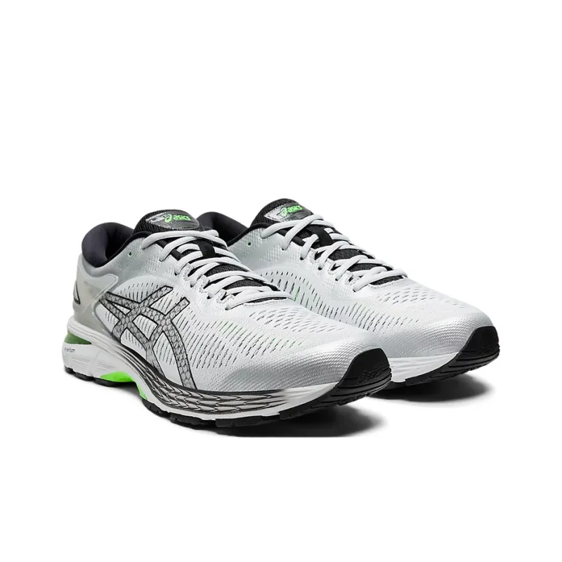 Asics Gel-Kayano 25 Wear-Resistant Low-Top Running Shoes Men's Gray Green 4E-Width-2