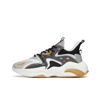 Anta Mix 4.0 MIX4.0 Anti Slip And Wear Resistant Coverage Support Low Top Sports Casual Shoes White Gray