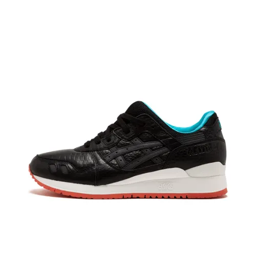 Asics Gel-Lyte 3 Running Shoes Unisex Low-Top Black/Red