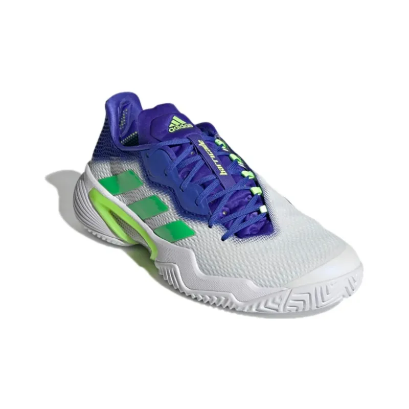 Adidas Barricade Tennis 'White/Green' Sneakers-2