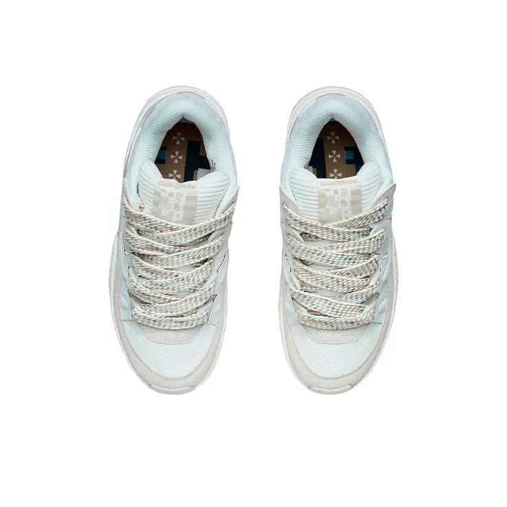 LiNing CF Reputation Low Top Casual Shoes Women's White Sand Gray-2