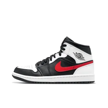 air jordan 1 black and white red