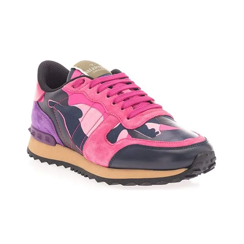 Valentino Women's Rockrunner 'Army Pink'-2