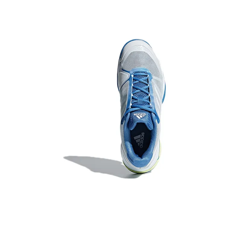 Adidas Barricade Club Low Top Tennis Shoes Women's Blue White-4