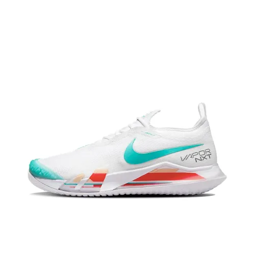 Nike React Vapor NXT HC White Habanero Red Pomegranate Washed Teal Women's