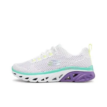 Skechers Glide Step Casual Shoes Women's Low-Top White/Purple