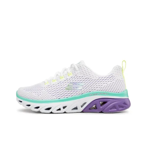 Skechers Glide Mens Casual Shoes Women's Low Top White/Purple
