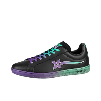 LOUIS VUITTON Luxembourg Samothrace Trainers 'Black Purple Teal'