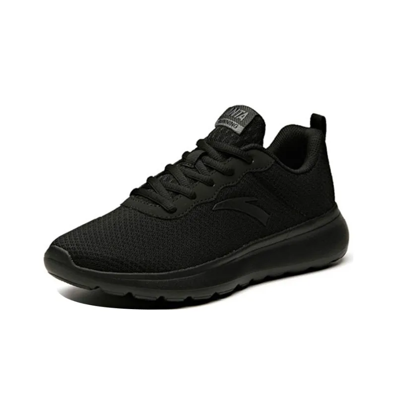 Anta Running Collection Cushioning Anti-Slip Wear-Resistant Breathability Low-Top Running Shoes Women's Black-2