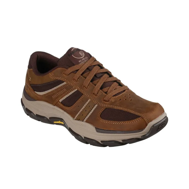 Skechers Respected Running Shoes Men Low-Top Brown-2