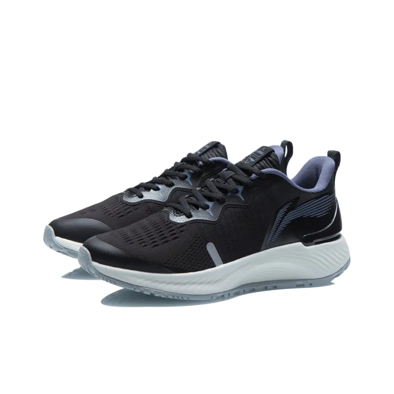 LiNing YueYing Essential Durable Breathable Low Top Running Shoes Men's Black-2