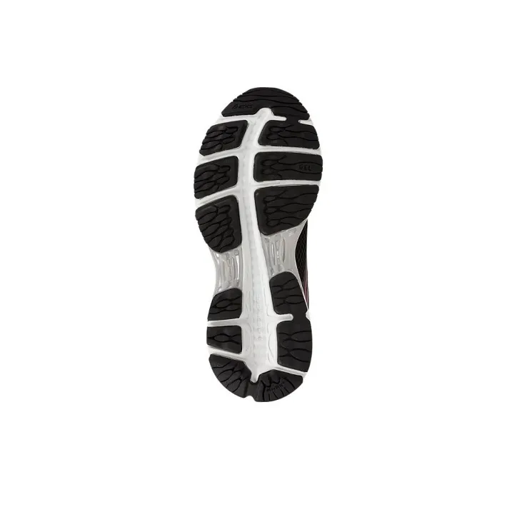 Asics Gel-Cumulus Durable Breathable Low-Top Running Shoes Women's Black Rose Red-4