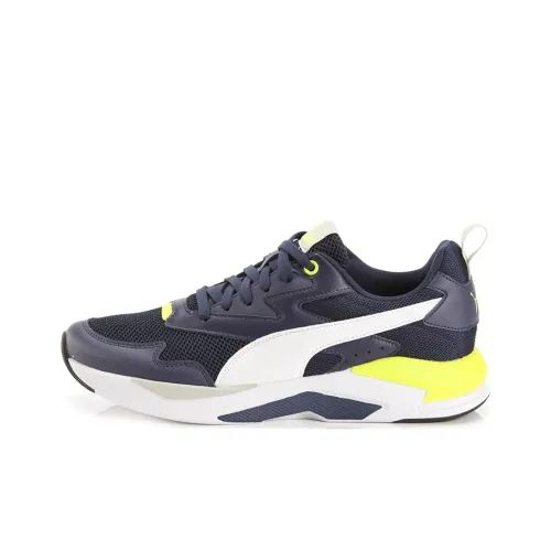 PUMA X-RAY Casual Shoes Unisex Low-Top Blue/White/Yellow