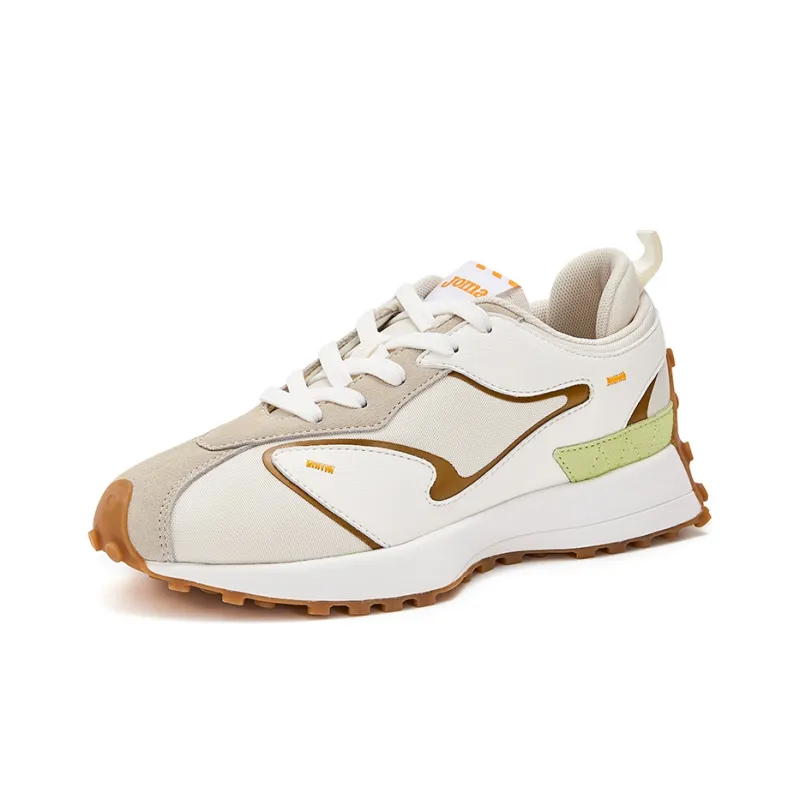 Joma Wear-Resistant Low-Top Casual Shoes Women's Apricot Gray White-2