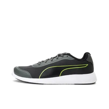 PUMA Runner V2 Cushioning Anti-Slip And Wear-Resistant Low-Top Running Shoes Men's Green Black White