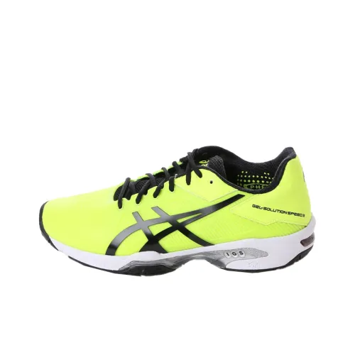 Asics Gel-Solution Speed 3 Running Shoes Men Low-Top Yellow/White