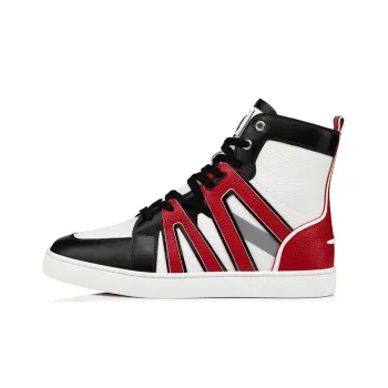 CL LUBOTING Vida Top Stylish Skateboarding Shoes Men's Red Black White