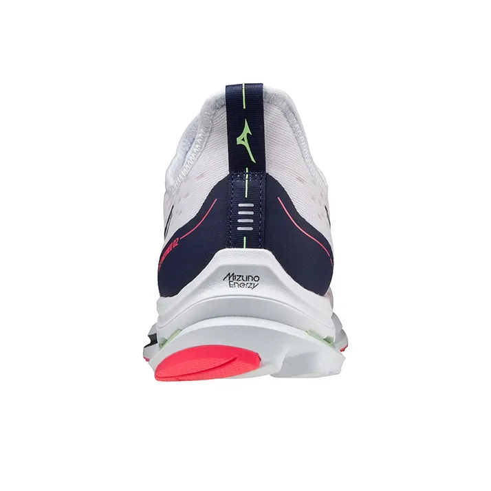 Mizuno Wave Rider Neo 2 Anti-Slip And Wear-Resistant Breathable Low-Top Running Shoes Women's White Pink-3