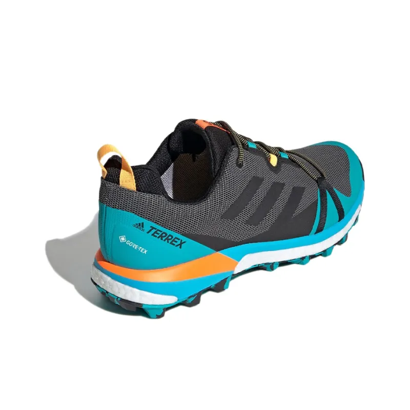 Adidas Terrex Skychaser Hiking / Trekking Shoes Men Low-Top Gray/Blue/Orange/White-3