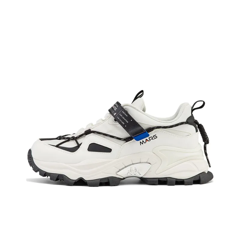 Kappa Slip-Resistant Low-Top Casual Shoes Unisex White-0