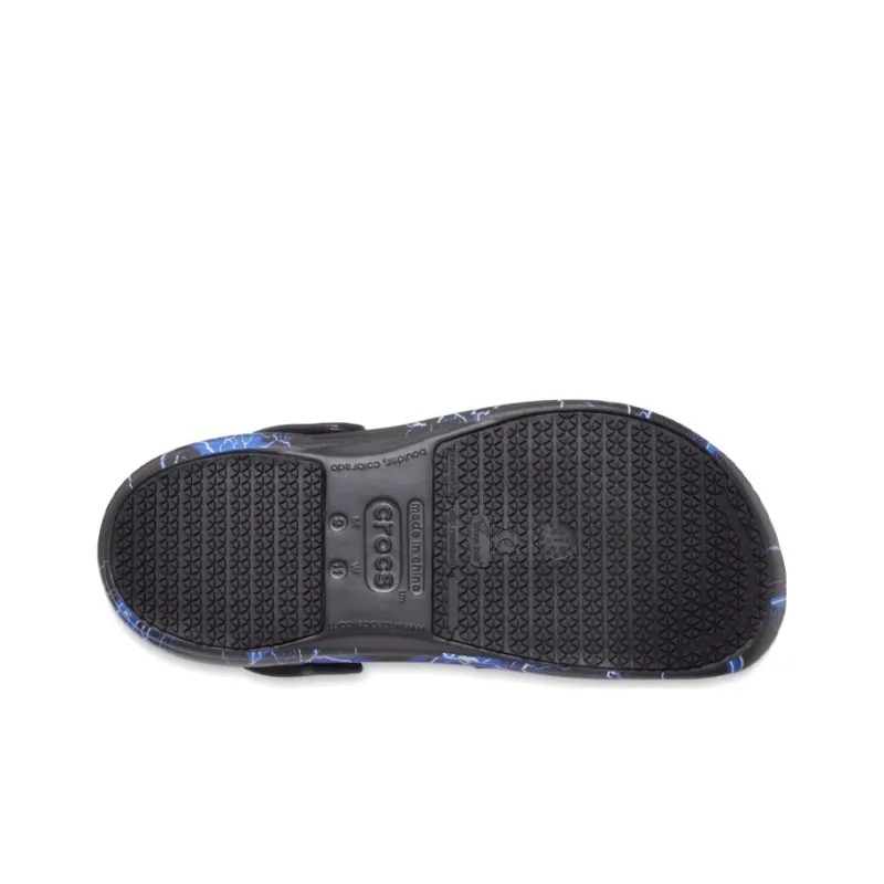 Crocs Bistro Clog Black Lightning Bolts-6