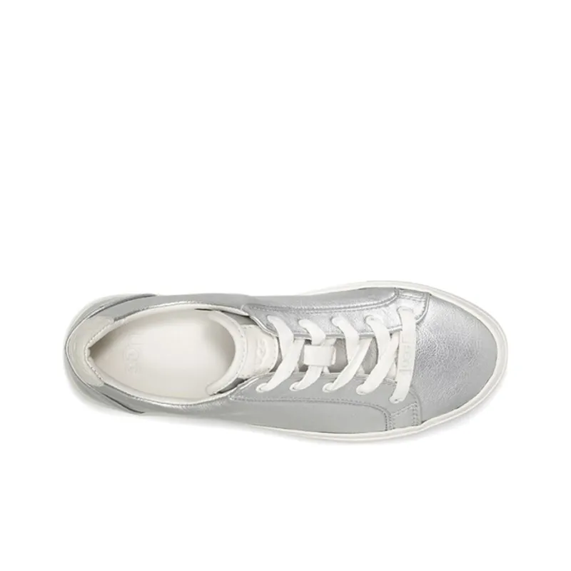 UGG Skateboard Shoes Women's Low-Top Silver-3