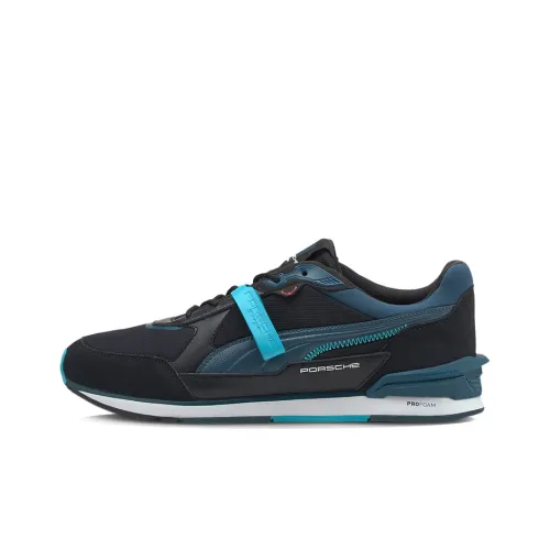 Puma Porsche Legacy X Low Racer 'Black Intense Blue'