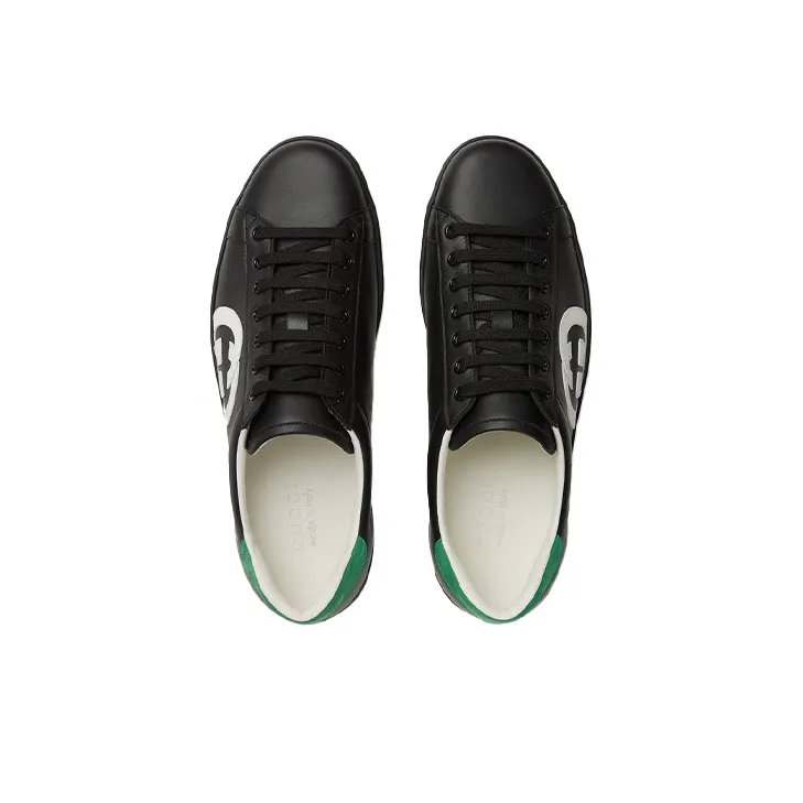 GUCCI Ace 'Interlocking G Black White'-2