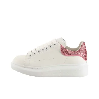 Alexander McQueen Oversized Sneaker 'Beige Pink Glitter' Women's