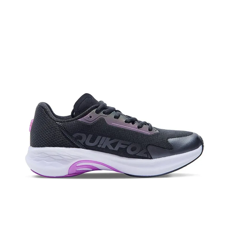 361° Flying Wing Lightweight And Breathable Low Top Running Shoes Women's Black Purple-1
